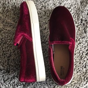 Velvet sneakers